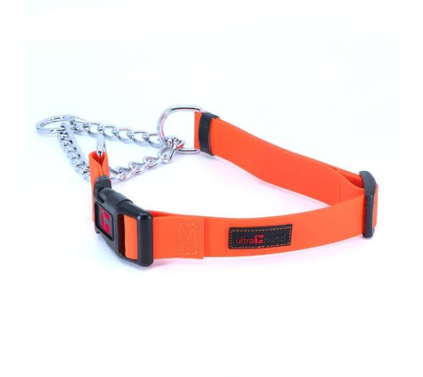 Orange - Play Martingale Collar - 16"-22" x 1"
