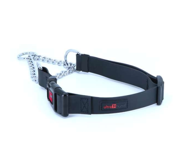 Black - Play Martingale Collar - 12"-16" x 3/4"