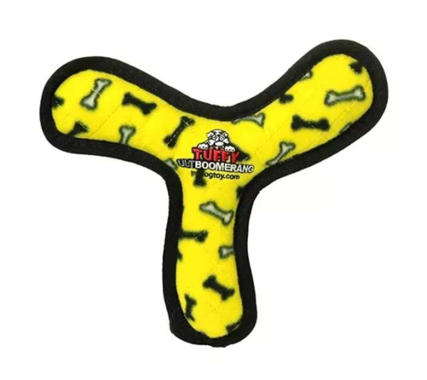 Yellow - Tuffy Ultimate Boomerang - large