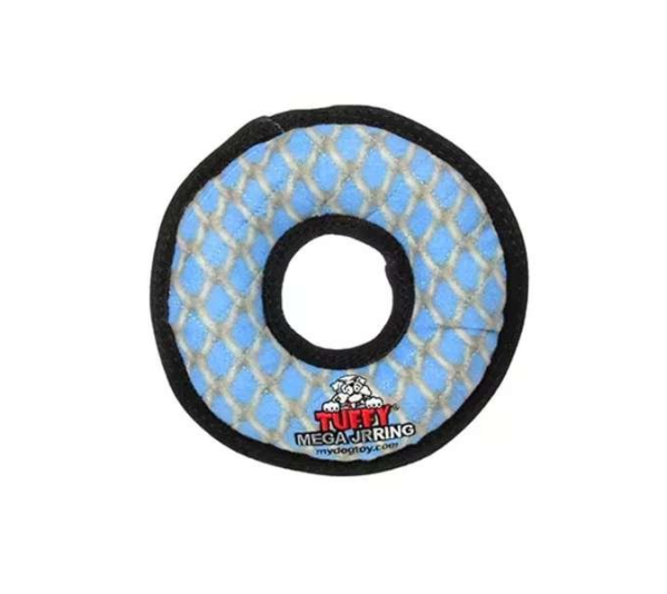 Blue - Tuffy Mega Jr Ring - Mega