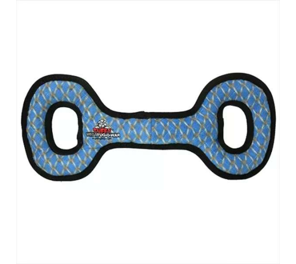Blue - Tuffy Mega Tug Oval - Mega