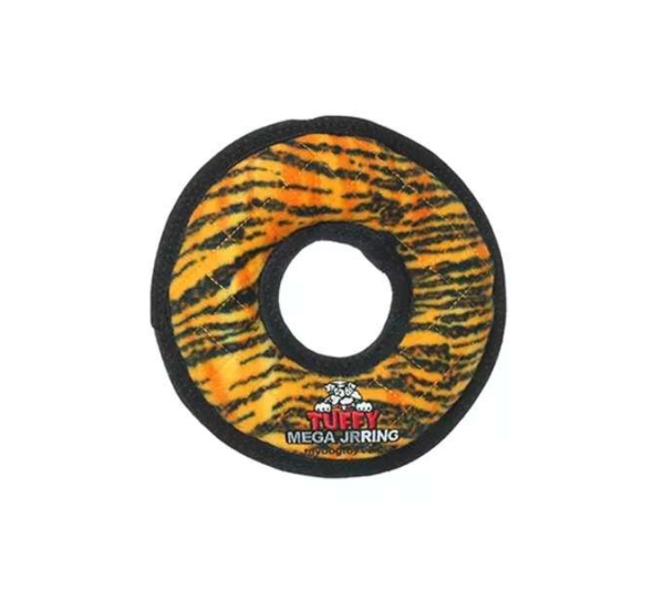 Orange & Black - Tuffy Mega Jr Ring - Mega