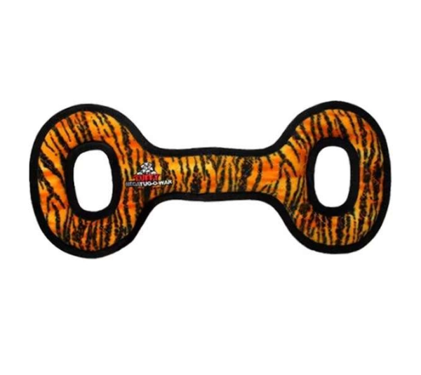 Orange & Black - Tuffy Mega Tug Oval - Mega