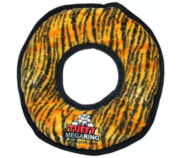 Orange & Black - Tuffy Mega Ring - Mega