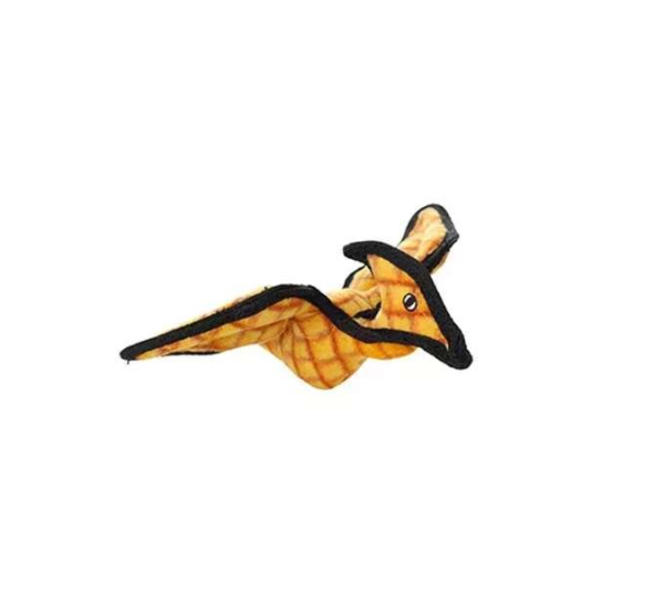 Orange & Yellow - Tuffy Jr Dinosaur Pteradactyl - Junior