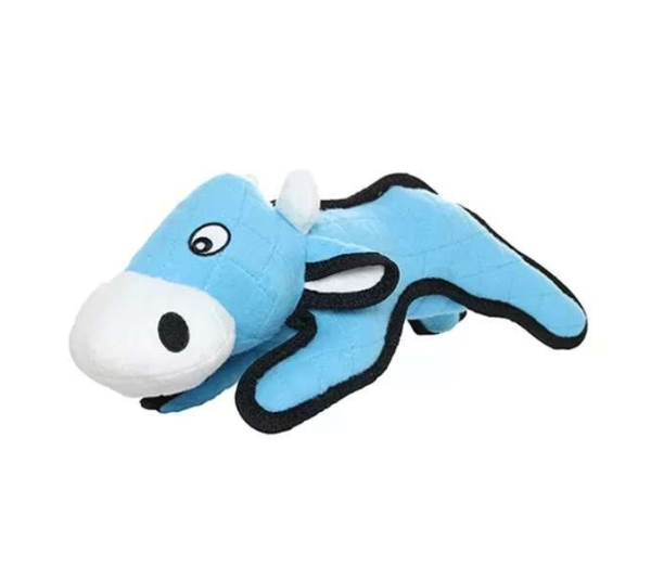 Blue - Tuffy Barnyard Cow  - large