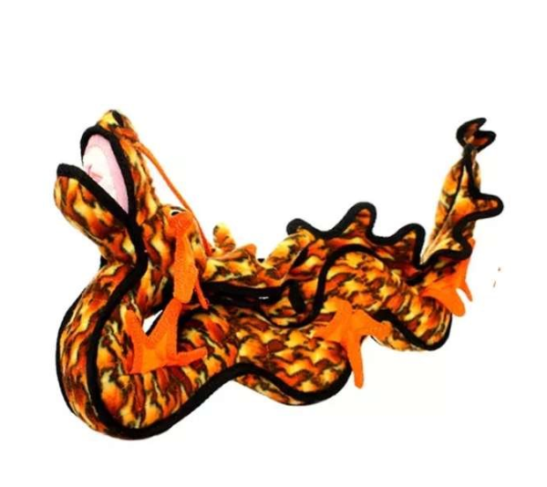 Orange & Black - Tuffy Dragon Orange - one size