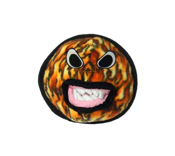Orange & Yellow - Tuffy Alien Ball - One Size