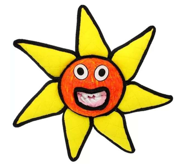 Flower Red - Tuffy Alien Ball - One Size