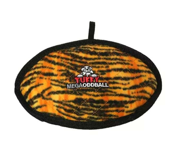 Orange & Black - Tuffy Mega Odd Ball - Mega
