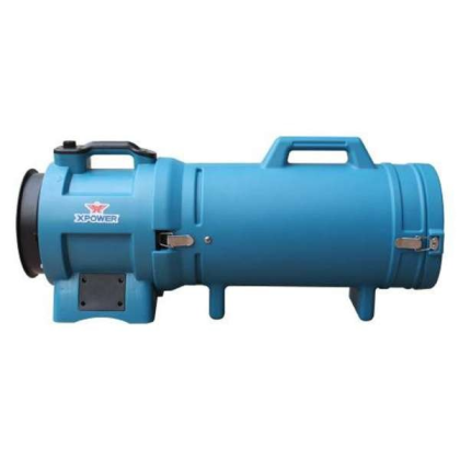 Blue - XPOWER Extra Flexible 8" Diameter 25 Ft Ventilation PVC DUCT HOSE - 25ft