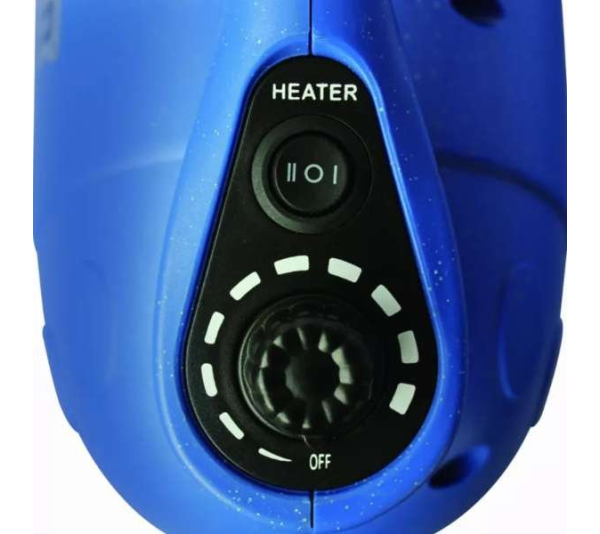Blue  - XPOWER B-24 Thermal Ace 3 HP Variable Speed Professional Pet Grooming Dog Force Hair Dryer with Heat
