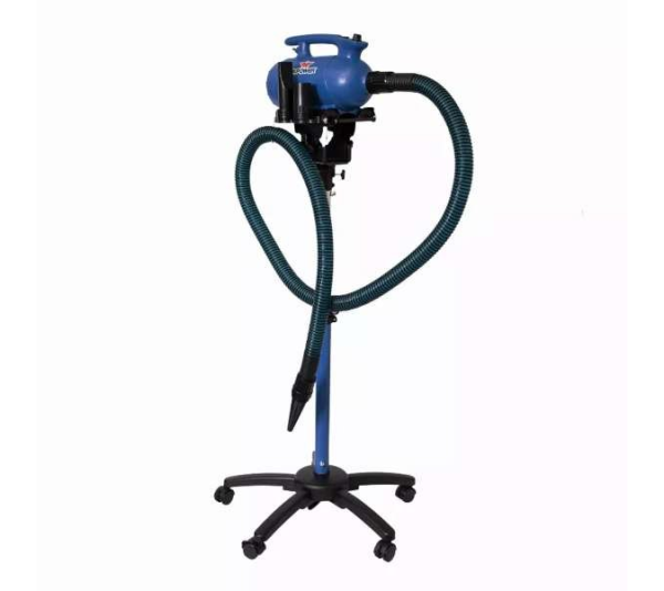 Blue  - XPOWER B-24 Thermal Ace 3 HP Variable Speed Professional Pet Grooming Dog Force Hair Dryer with Heat