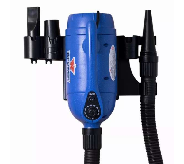 Blue  - XPOWER B-24 Thermal Ace 3 HP Variable Speed Professional Pet Grooming Dog Force Hair Dryer with Heat