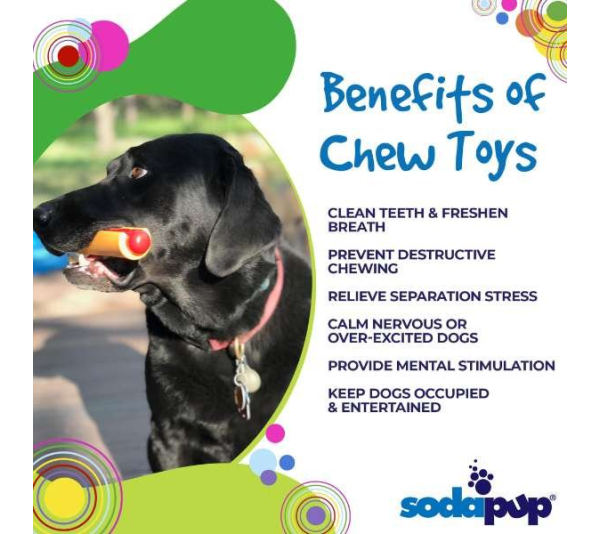 Yellow/Red - SP Hot Dog Ultra Durable Nylon Dog Chew Toy for Aggressive Chewers - OSFA