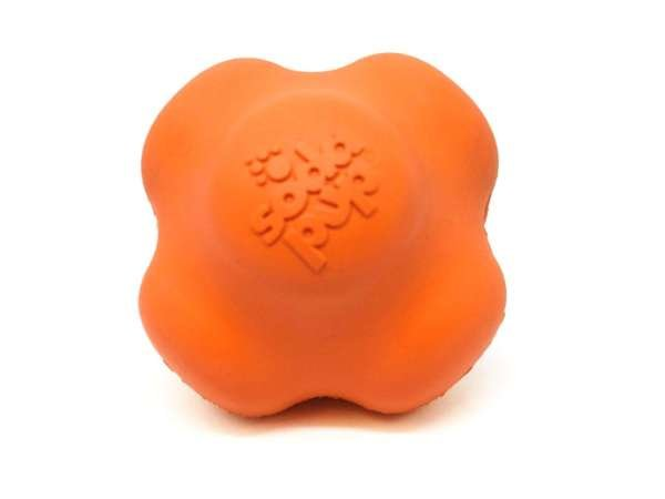 Orange Squeeze - SP Crazy Bounce Ultra Durable Rubber Chew & Retrieving Toy - Large