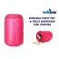 Pink - SP Puppy Can Toy Durable Rubber Chew Toy & Treat Dispenser For Teething Pups  - Large