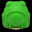 Green - MKB Bull Frog Durable Rubber Chew Toy & Treat Dispenser - Large