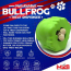 Green - MKB Bull Frog Durable Rubber Chew Toy & Treat Dispenser - Large