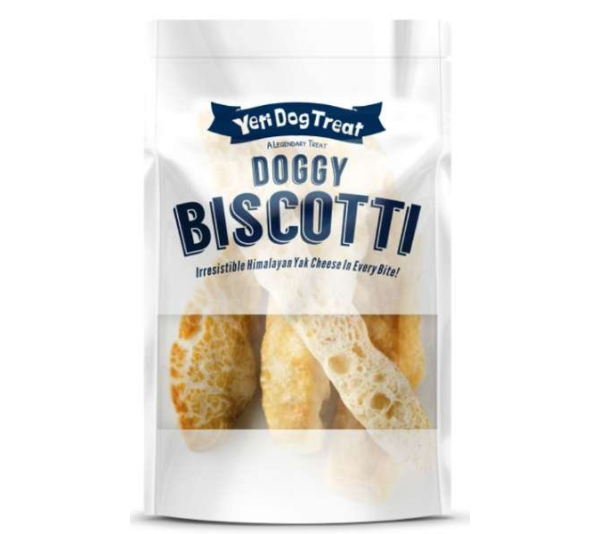 Yellow/White  - Yeti Dog Biscotti - 2 oz