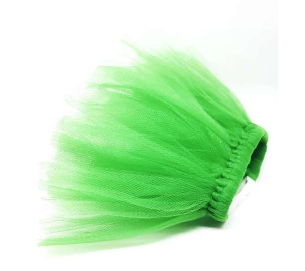 Green - Green Christmas Dog Tutu Skirt (Medium) - Med