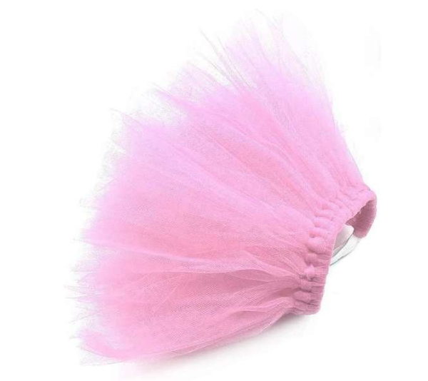Light Pink - Light Pink Dog Tutu Skirt (Medium) - Medium