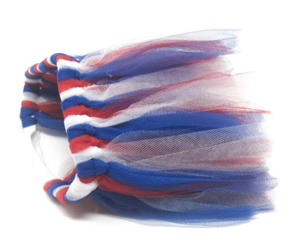 Red/White/Blue - Red/White/Blue 4th Of July Dog Tutu Skirt (XXXL) - XXXL