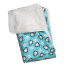 Turquoise - Penguins & Snowflakes Flannel/Ultra-Plush Blanket - One Size