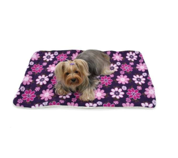 Violet - Midnight Garden Fleece/Plush Blanket - One Size