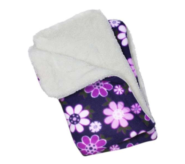 Violet - Midnight Garden Fleece/Plush Blanket - One Size