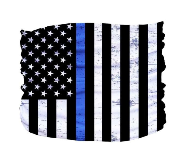 Blue,Black,White - Thin Blue Line Pup Scruff - Big Pooper