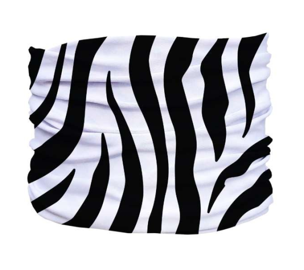 White,Black - Zebra Pup Scruff - Tiny
