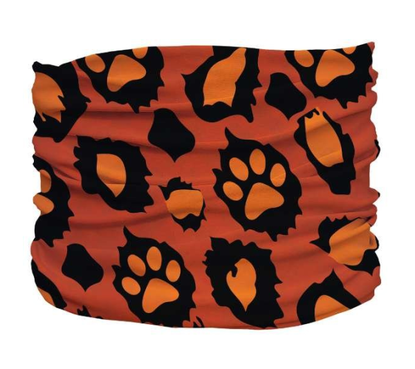 Orange - Leopawd Skin Pup Scruff - Large