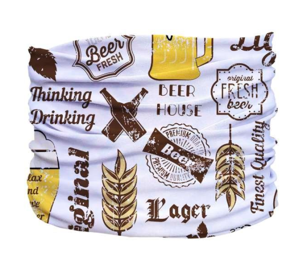 White,Brown,Yellow - Beer Buddy Pup Scruff - Large