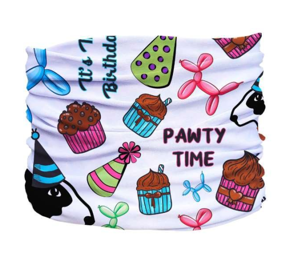Multi - Birthday Pawty Pup Scruff - XS