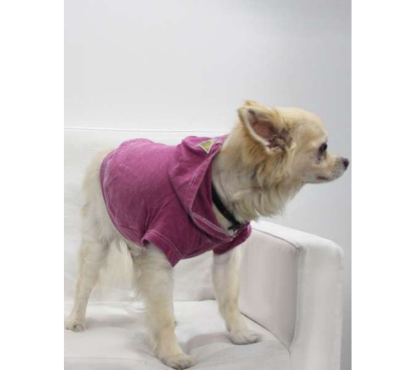 Magenta - Doggy Hoodie French Terry - Small