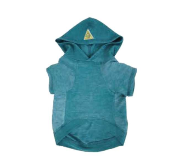 Peacock - Doggy Hoodie French Terry - Large