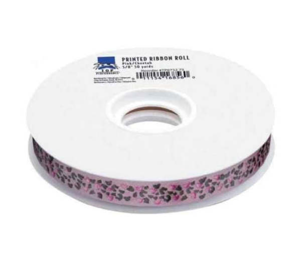 Cheetah - 50-Yard Printed Ribbon Rolls - 50 Yards