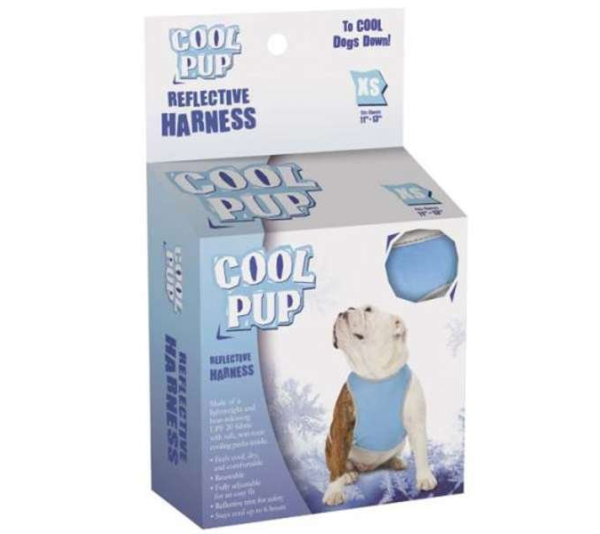 Blue - Cool Pup Reflective Harnesses  - Xsmall