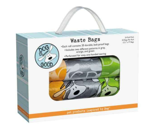 Dog is Good Icon Waste Bags,  24-Packs - 24 pack
