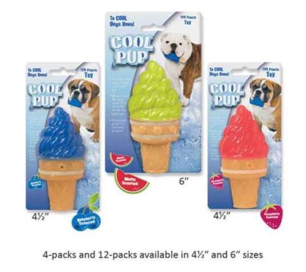 Blue - Cool Pup Toy Mini IceCream Cone - Mini