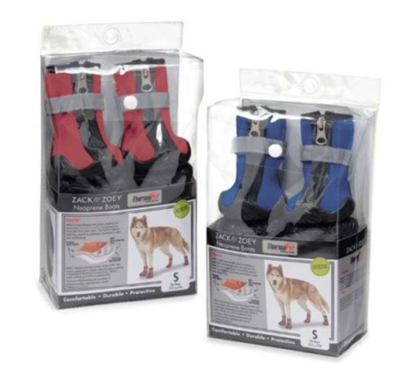 Blue - ZZ ThermaPet Neoprene Boot  - Small