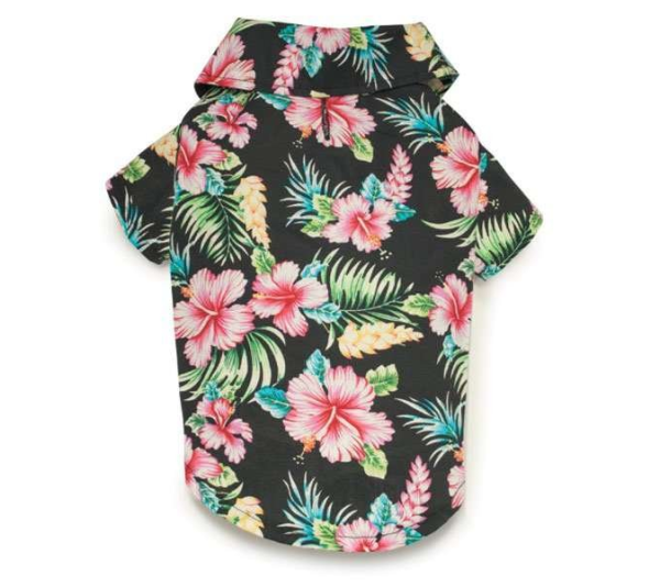 Black - CC Hawaiian Breeze Camp Shirt - Medium