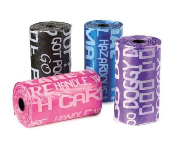 Grafitti - Clean Go Pet Waste Bags 8 Rolls Grafitti