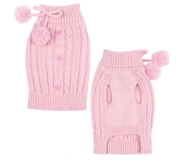 Pink - ES Cable Sweater - XL
