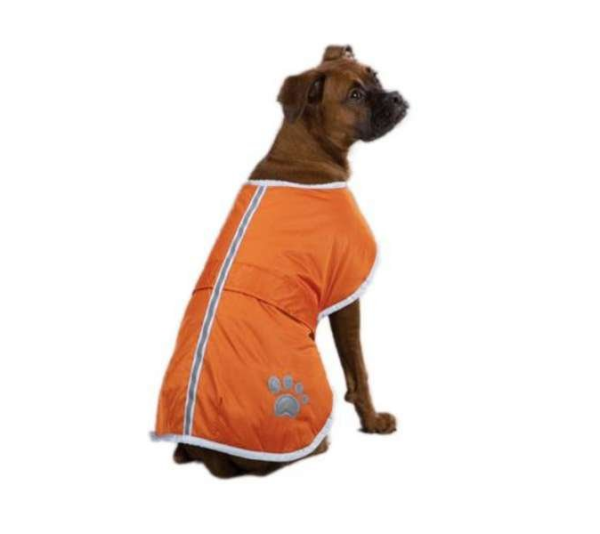 Orange - Zack & Zoey Nor'Easter Blanket Coat - Large
