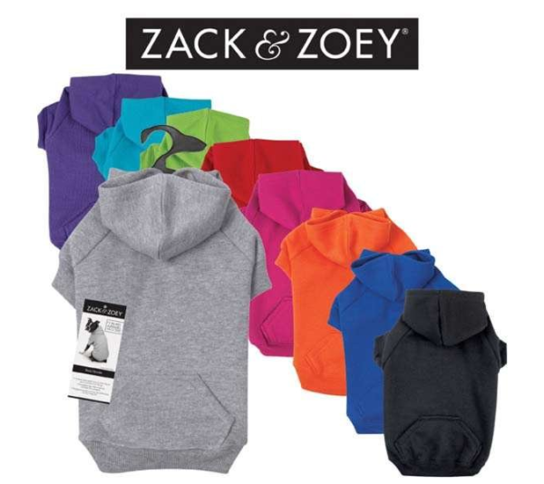 Gray - Zack & Zoey Basic Hoodie  - Medium