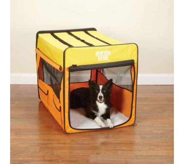 Yellow - Guardian Gear Collapsible Crate  - Large