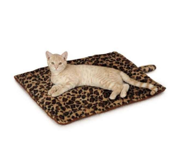 Brown - MT ThermaPet Cat Mat Leopard