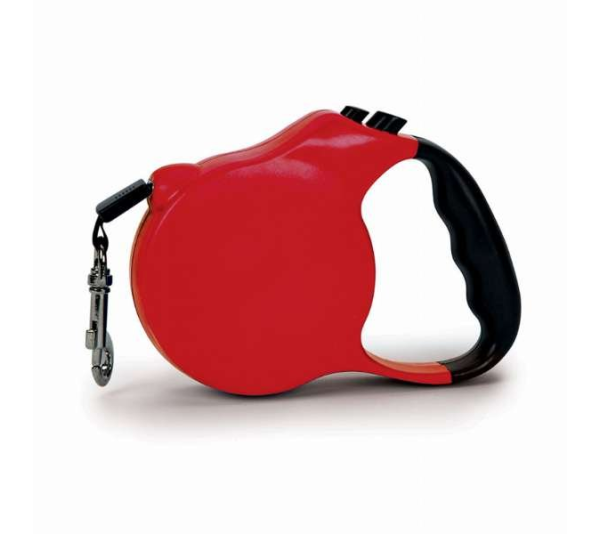 Red - CC Belted Retractable Lead 10ft - Small